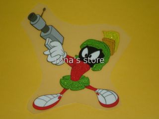 MARVIN THE MARTIAN Iron On Patch Motif Applique Heat Transfer