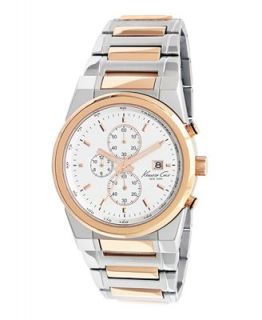 Kenneth Cole New York Watch, Mens Chronograph Two Tone Stainless