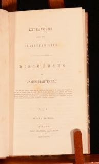 Endeavours After The Christian Life Discourses By Martineau Scarce Ed