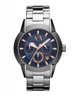 Armani Exchange Watch, Mens Chronograph Stainless Steel Bracelet