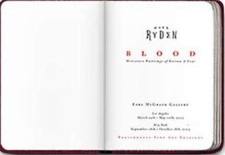 Mark Ryden Blood Book Gothic Horror Rose Tears First Edition Bookmark