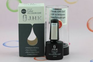 6X JHK Color UV Gel Polish Nail Gel Soak Off 10ml