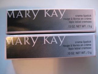 New Lot of 2 Mary Kay Creme Lipstick Toffee Caramel Fast 
