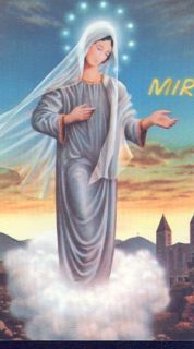 of Medjugorje Consecration to Mary Immaculate Mir (Peace) Prayer Card