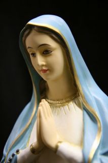 Virgin Mary Madonna Mary Statue Sculpture Made Italy