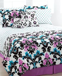 Lisette 10 Piece Queen Reversible Comforter Set