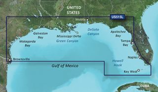 Garmin Bluechart G2 Vision VUS515L Gulf of Mexico