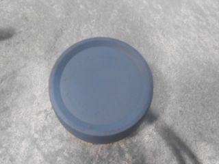 Wedgwood Pale Blue Jasperware Matchstick Holder or Beaker   Grapevine