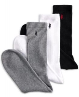 Polo Ralph Lauren Socks, Cotton Crew Single Sock   Mens Underwear
