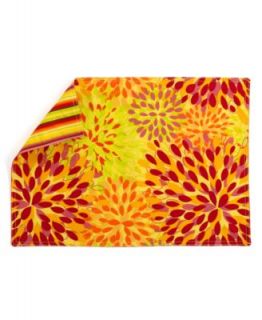 Fiesta Table Linens, Set of 4 Calypso Floral Sunflower Napkins   Table