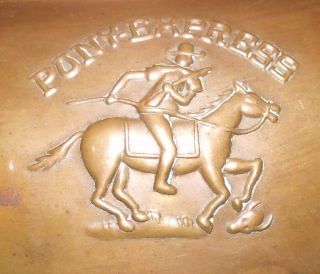 Vintage Pony Express Brass&Cooper Tobacco Spittoons