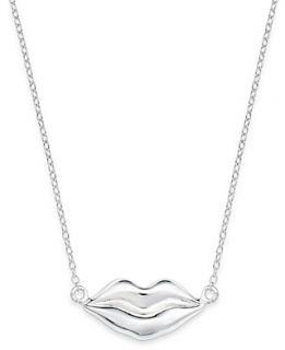 Studio Silver Sterling Silver Necklace, Lips Pendant