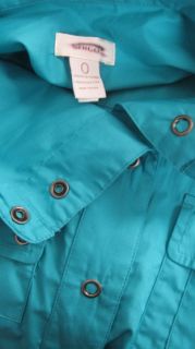 New Chicos Utility Detail Maureen Shirt Chicos 0 s M $79