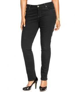 Kut from the Kloth Plus Size Jeans, Diana Skinny, Black Wash   Plus