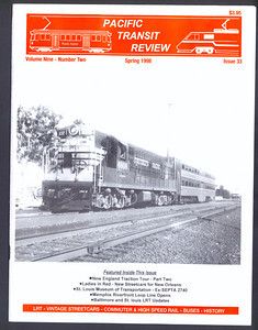 Pacific Transit Review V9 2 1998 New England Memphis