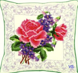 JCA Elsa Williams Crewel Embroidery Kit Rose Elegance