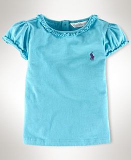 Ralph Lauren Baby T Shirt, Girls Jersey Tee