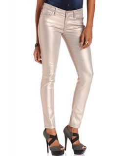 For All Mankind Jeans, Skinny Metallic Colored Denim