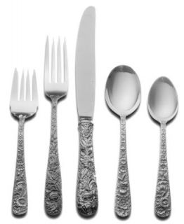 Kirk Stieff Sterling Silver Flatware, Repousse 5 Piece Place Setting