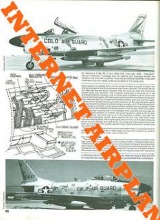 REPLICA IN SCALE V2 N3 NORTH AMERICAN F 86 SABRE USAF ANG / NAKAJIMA