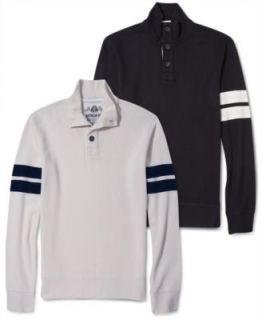 American Rag Shirt, Varsity Hooded Rugby Polo   Mens Polos