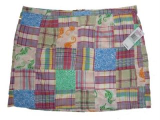 Vineyard Vines McGuinn Skirt Madras Patchwork 12 $125