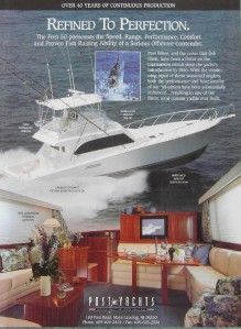 Post Yachts 50 Convertible Sportfish Boat Ad Mays Landing NJ
