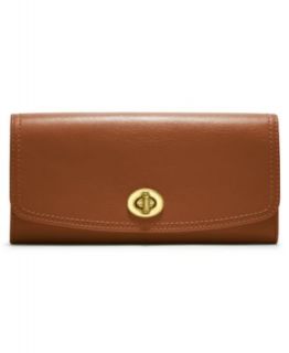 COACH MADISON LEATHER CHECKBOOK WALLET