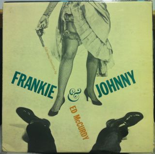 ED MCCURDY frankie & johnny LP VG+ CE 1045 Vinyl Record 1959 w/Insert