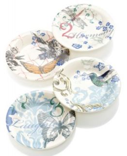 Lenox Dinnerware, Set of 2 Collage by Alice Drew Footed Dessert Bowls