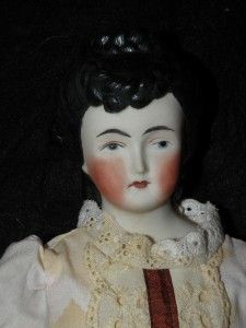 Reproduction Parian Doll Signed Mcmullin 14 T Well DONE