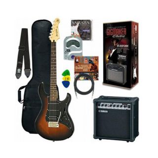 Electric Guitar Pack Old Violin Sunburst Color w Cleaning Kit