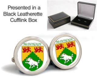 Family Crest Coat of Arms Wedding Cufflinks