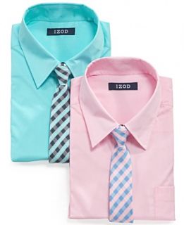 Izod Kids Shirt, Little Boys Shirt & Tie Set
