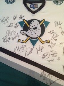 Anaheim Ducks 99 00 Signed Jersey PSA DNA Teemu Selanneauto Kariya
