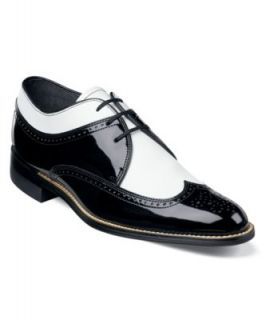 Stacy Adams Shoes, Nolan Two Tone Wing Tip Lace Up Oxfrods