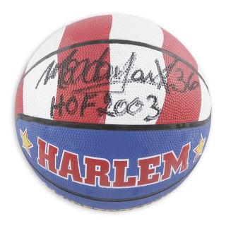 Meadowlark Lemon Autographed Basketball Globetrotters Basketball HOF
