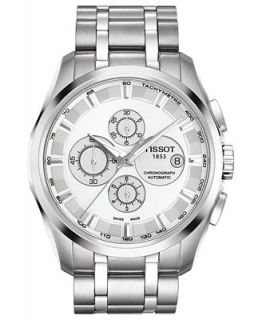 Tissot Watch, Mens Swiss Automatic Chronograph Couturier Stainless