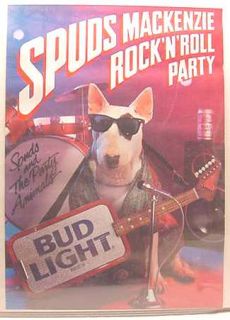 Spuds McKenzie Bud Light Rock N Spuds Poster 64