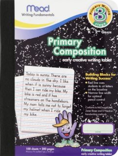 Features of Mead Primary Composition Book, Ruled, 100 Pages (09902)