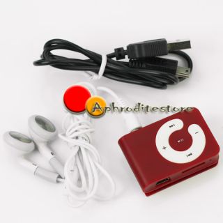 Fashion Clip USB Mini  Music Media Player Support Up to 2G 4G 8GB