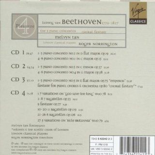 Beethoven 5 Piano Concertos Melvyn Tan + Norrington 4CD BOX SEALD