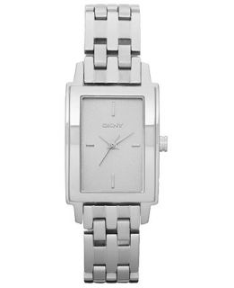 DKNY Watch, Womens Stainless Steel Bracelet 28x23mm NY8491   All
