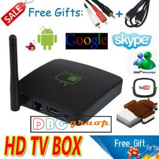 HD TV Box Android 2 3 WiFi Google Full 1080p HDMI Media Player Inter