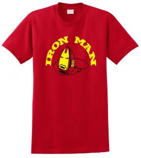 Funny Iron Man T Shirt Marvel Cool Super Hero