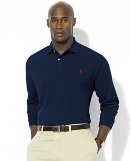 Polo Ralph Lauren Big and Tall Shirt, Solid Mesh Polo Shirt