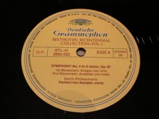 Beethoven Bicentennial Collection Vol 1 LP Set