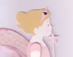 Meri Meri Fairy Birthday Cards Embellished Blue Pink Handmade 3D