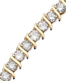 Diamond Bracelet, 14k White Gold Diamond Twist (5 ct. t.w