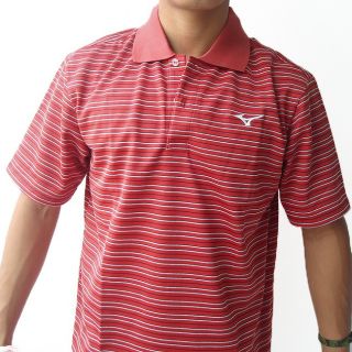 Mizuno Golf Polo Shirt Ice Touch Red M XL